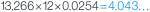 convert to metres